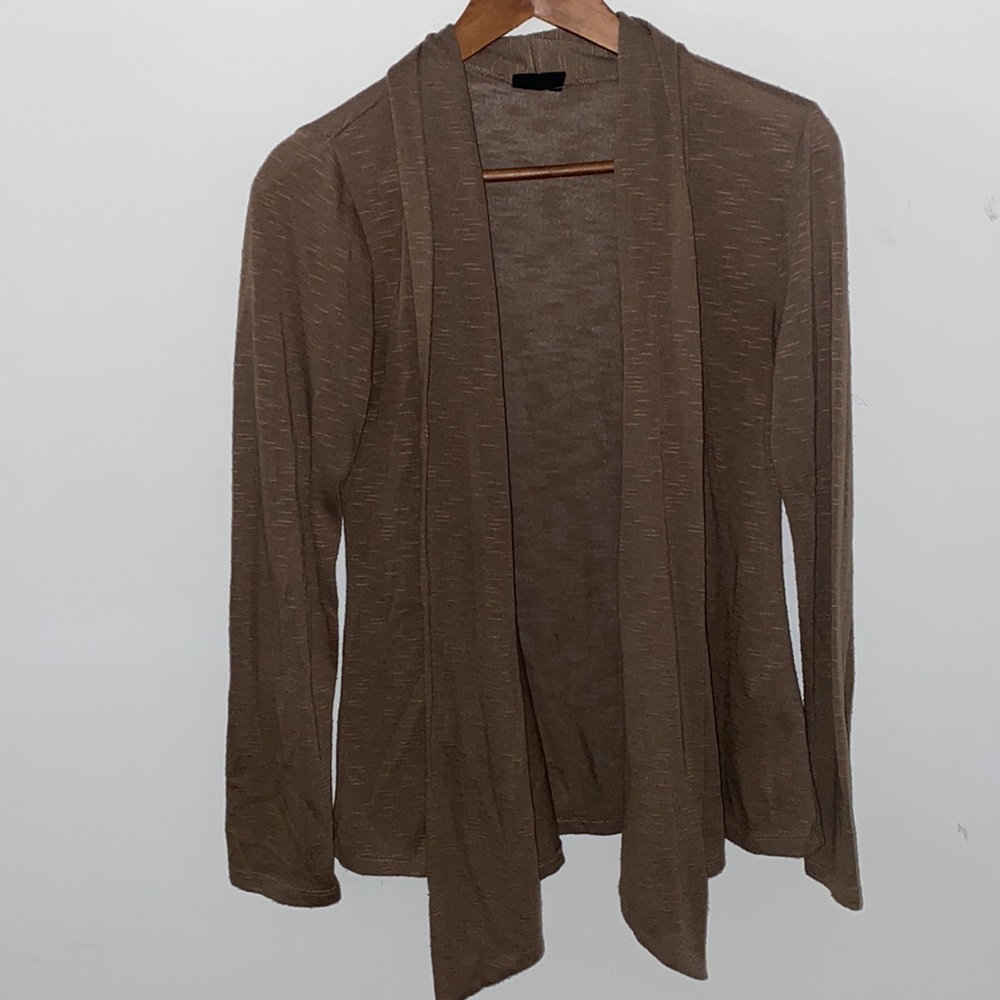 Brown Long sleeve cardigan